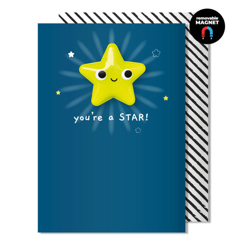 You're a Star Thank You Card |  Star Magnet
