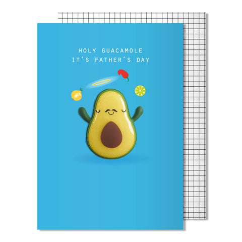 Father's Day Guacamole Card | Avocado magnet