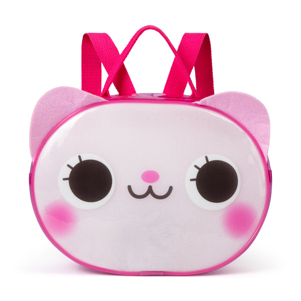 Pink PVC Cat Backpack