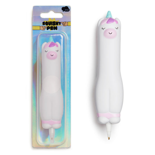 Unicorn top squishy pen