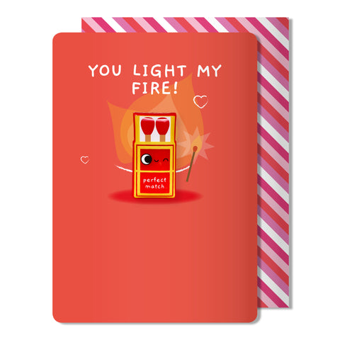 You Light my Fire Valentine's Day | Magnet Card