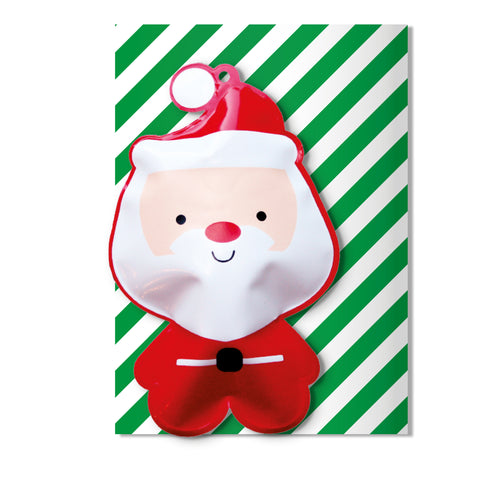 Christmas Santa Inflatable Card