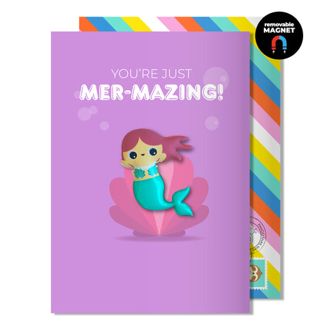 Mermaid Card | 3D Greeting Card | Kid’s Birthday Cards