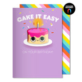 Cake it easy on your Birthday Cake Magnet Card