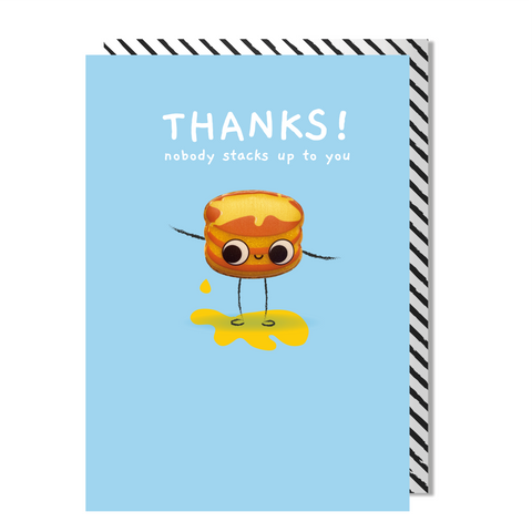 Thank You- Nobody stacks up to you Card | Pancake Magnet