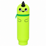 Fun Standing Silicone Pencil Case- Green Dino