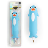 Silver Shark Squishy Pen