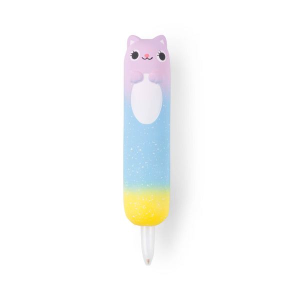 Rainbow Ombre Cat Squishy Pen | Kawaii Stationery