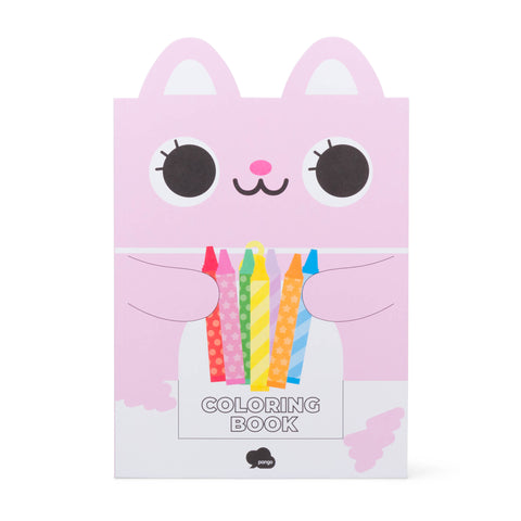 Cute Cat Colouring Book with Stickers