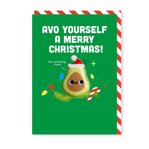 Avocado Christmas Card | Avo yourself a Merry Christmas | Avo Magnet