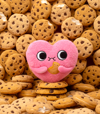 Munchies:  Plush Cookie Heart Soft Toy | Pango Plush Toys