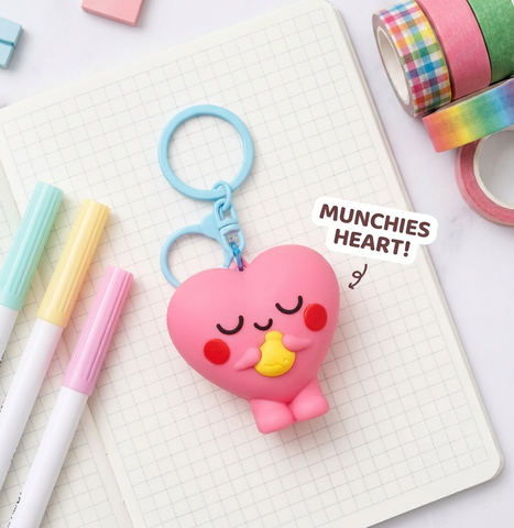 Munchies Character Vinyl Keyrings