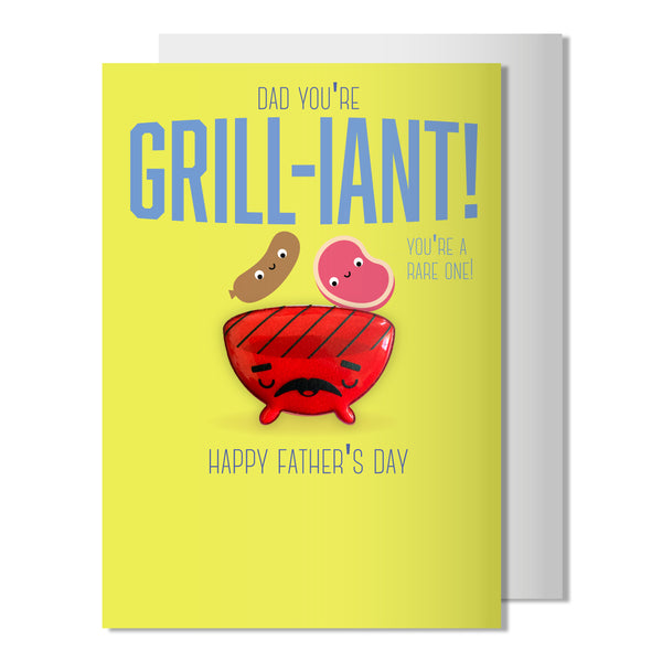 Grill-iant Dad | Father's Day | Magnet Attachment Card
