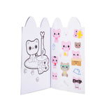 Cute Cat Colouring Book with Stickers