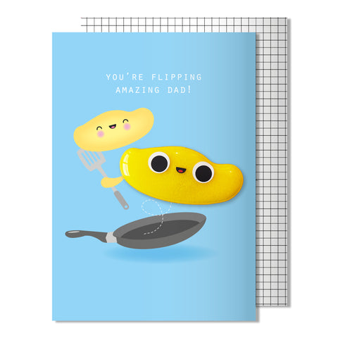 Father's Day Flipping Amazing Card | Pancake Magnet