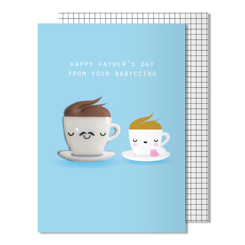 Father's Day Babyccino Card | Coffee Magnet