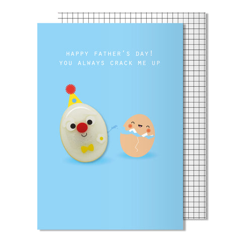 Father's Day Crack Me Up Card | Egg Magnet