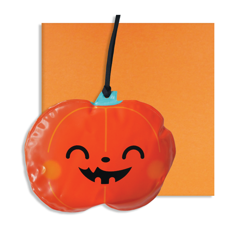 Halloween Inflatable Pumpkin Card