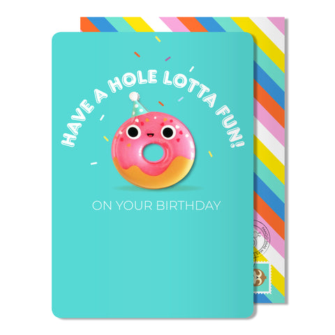 Birthday Doughnut Magnet Card