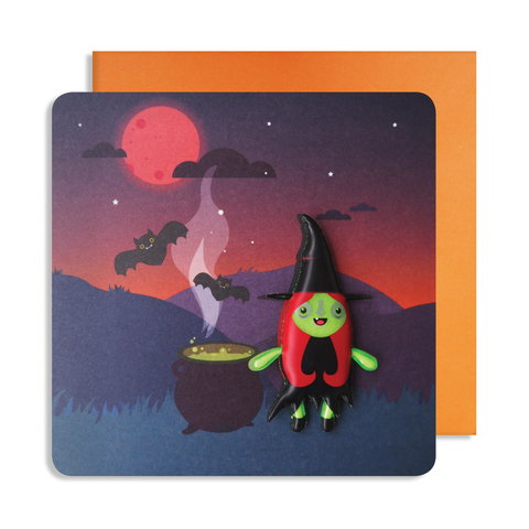 Halloween Witch Card