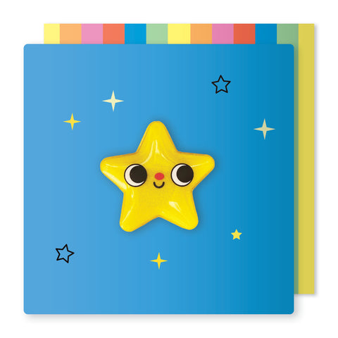 Star Magnet Blank Card