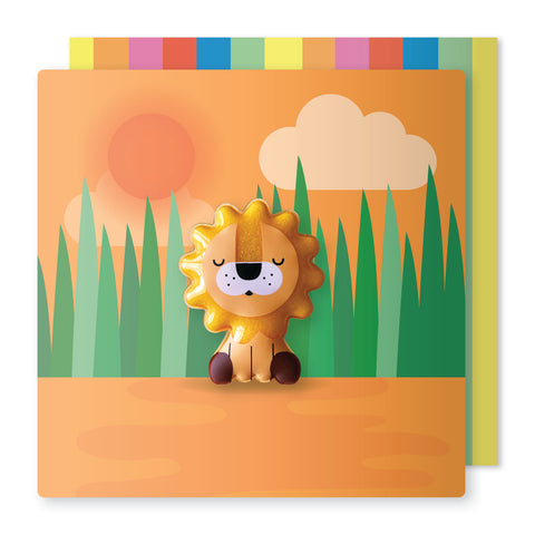 Lion Magnet Card