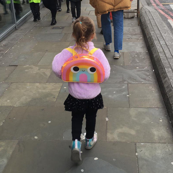 Happy PVC Rainbow Backpack | Kids Backpack