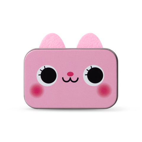 Cute Pink Cat Keepsake Tin