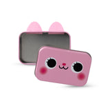 Cute Pink Cat Keepsake Tin