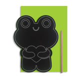 Scratch Art Frog Card