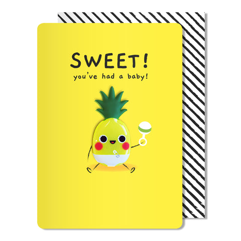 Sweet New Baby Magnet Card