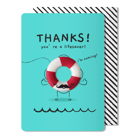 Thanks lifesaver Magnet Card