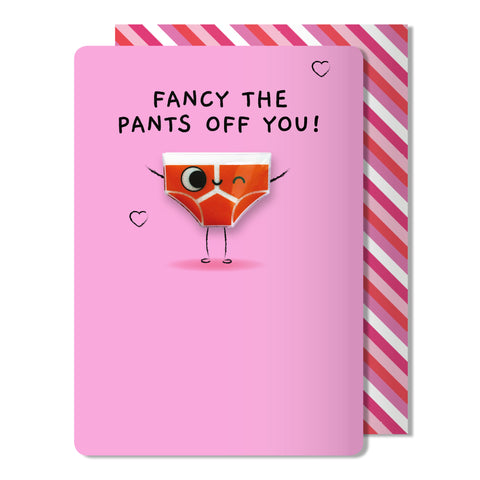 Valentines Fancy Pants Magnet Card