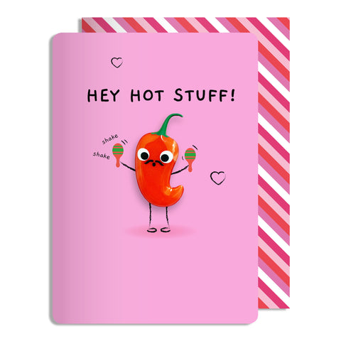 Valentines Hot Stuff Magnet Card | Valentine's Day