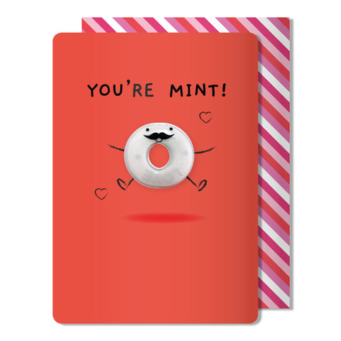 You're Mint Magnet Card | Valentine's Day Card
