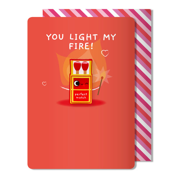 You Light my Fire Valentine's Day | Magnet Card