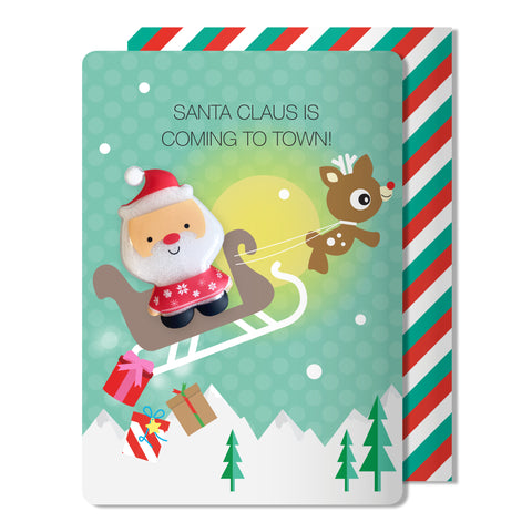 Christmas Santa Magnet Card