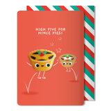 Christmas Mice Pies Magnet Card