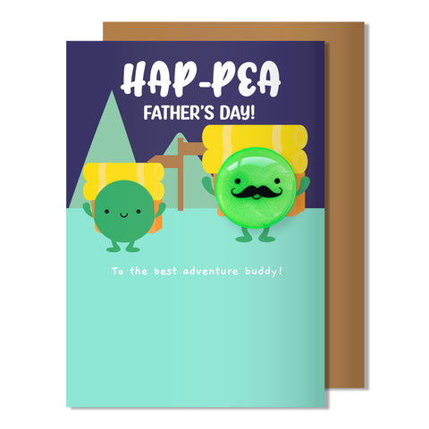 Hap-pea Father's Day Card