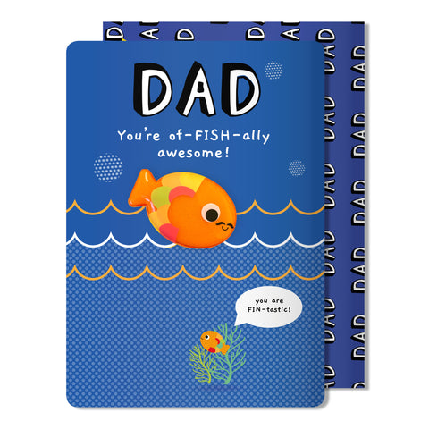 Of-fish-ally Father's Day Card
